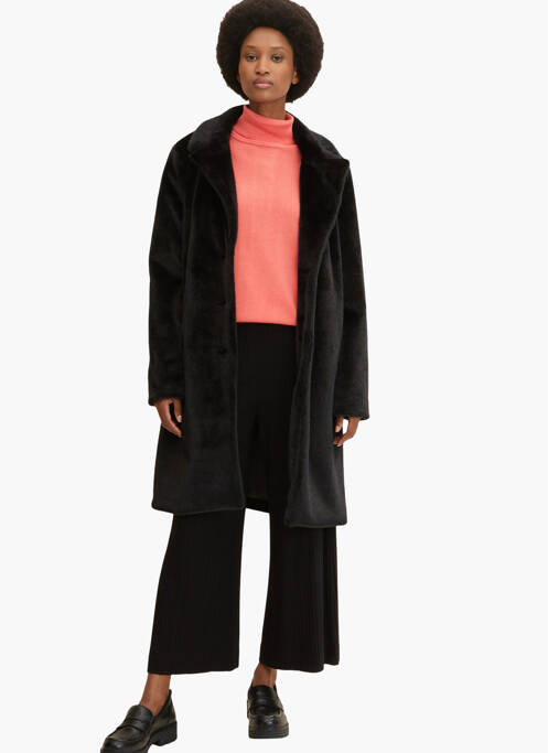 Pull col roulé rose TOM TAILOR pour femme