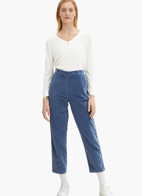 Pantalon flare bleu TOM TAILOR pour femme