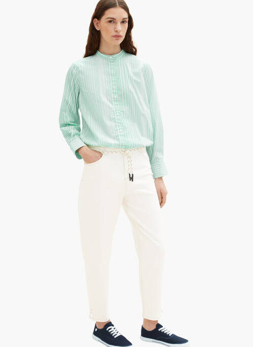 Pantalon chino beige TOM TAILOR pour femme