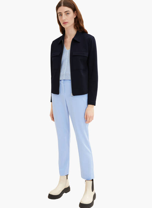 Pantalon chino bleu TOM TAILOR pour femme