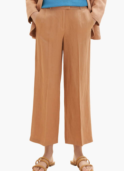 Pantalon chino marron TOM TAILOR femme