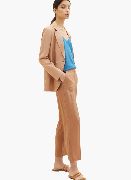 Pantalon chino marron TOM TAILOR femme