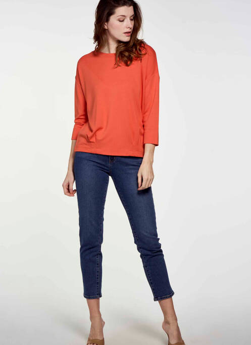 T-shirt rose MORE & MORE pour femme