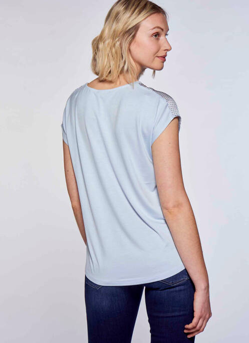 Top bleu MORE & MORE pour femme