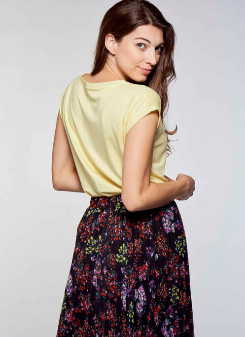 T-shirt jaune MORE & MORE pour femme