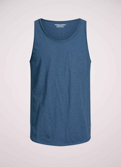 Débardeur bleu JACK & JONES pour homme