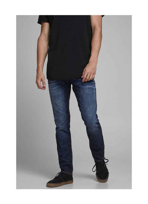 Jeans coupe slim bleu JACK & JONES pour homme