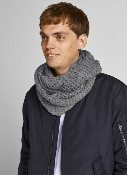 Echarpe gris JACK & JONES homme