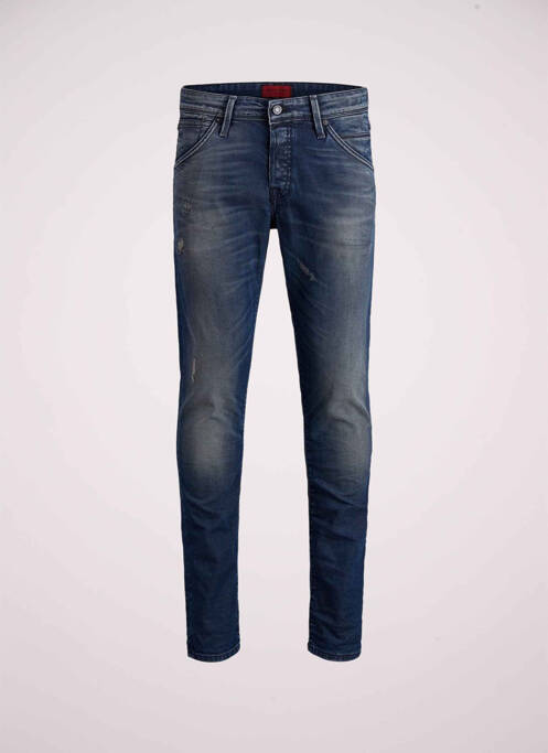 Jeans coupe slim bleu JACK & JONES pour homme