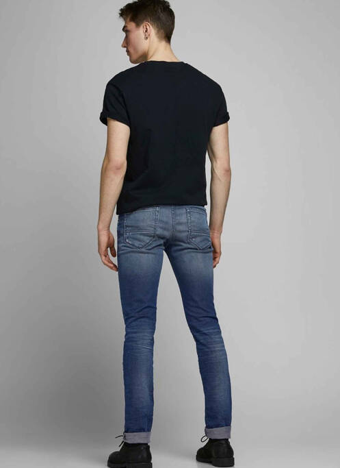 Jeans coupe slim bleu JACK & JONES pour homme