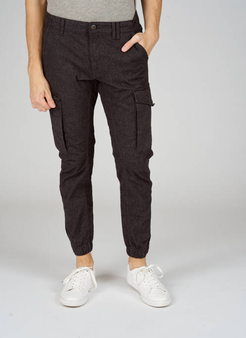 Pantalon cargo gris JACK & JONES pour homme