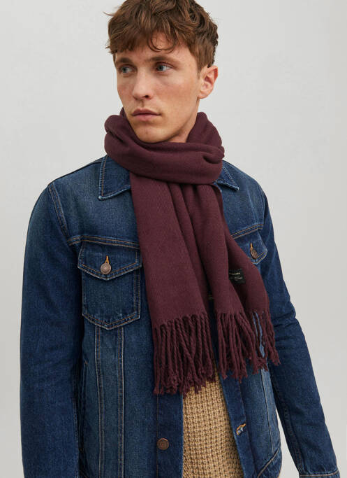 Echarpe marron JACK & JONES homme