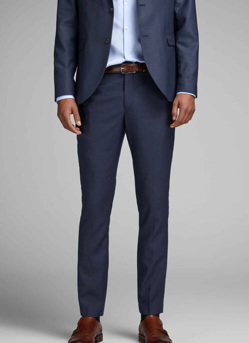 Pantalon slim bleu JACK & JONES pour homme