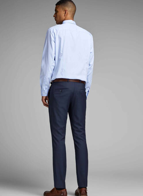 Pantalon slim bleu JACK & JONES pour homme
