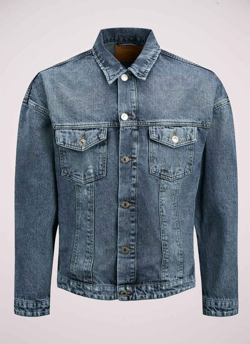 Veste en jean bleu JACK & JONES pour homme