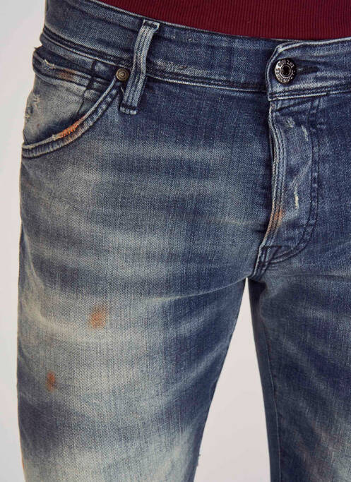 Jeans coupe droite bleu JACK & JONES pour homme