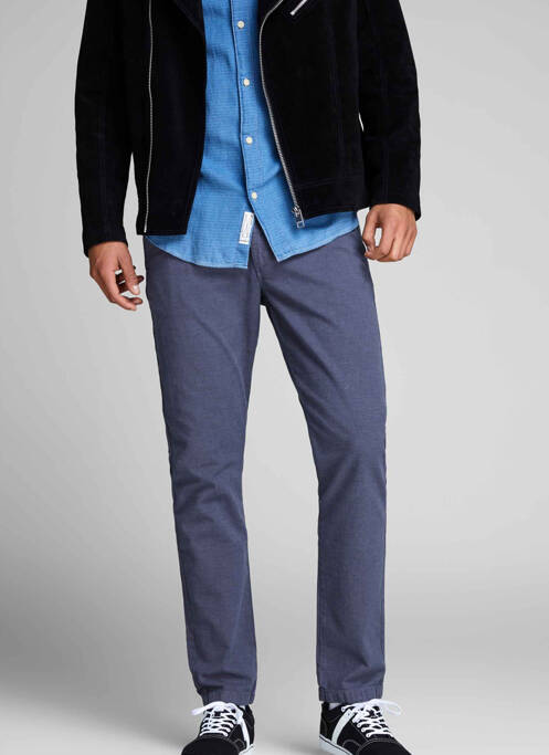 Pantalon chino bleu JACK & JONES pour homme