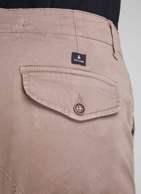 Pantalon cargo marron JACK & JONES pour homme