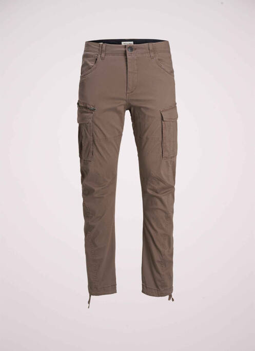 Pantalon cargo marron JACK & JONES pour homme