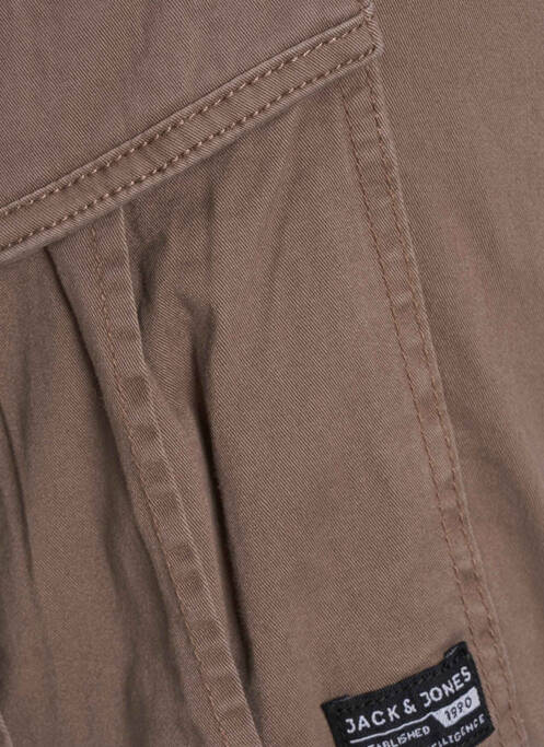 Pantalon cargo marron JACK & JONES pour homme