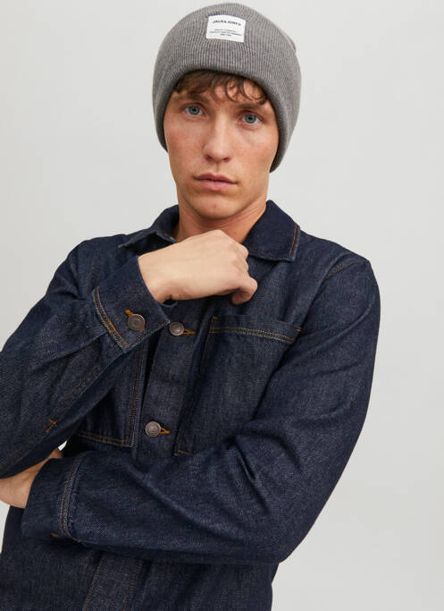 Bonnet gris JACK & JONES pour homme