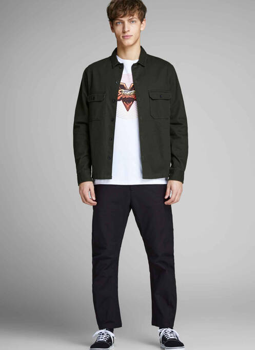 Pantalon chino noir JACK & JONES pour homme