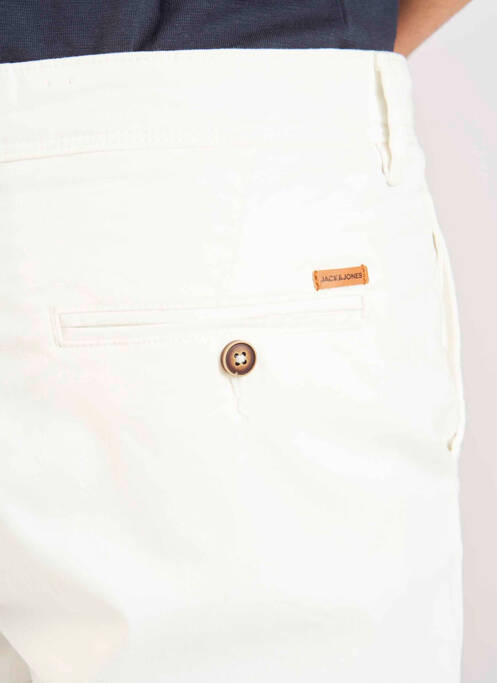 Pantalon chino blanc JACK & JONES pour homme