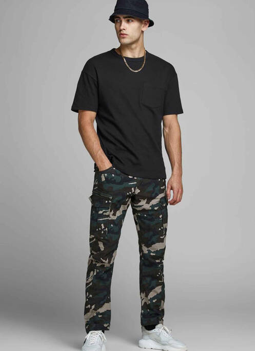 T-shirt noir JACK & JONES pour homme