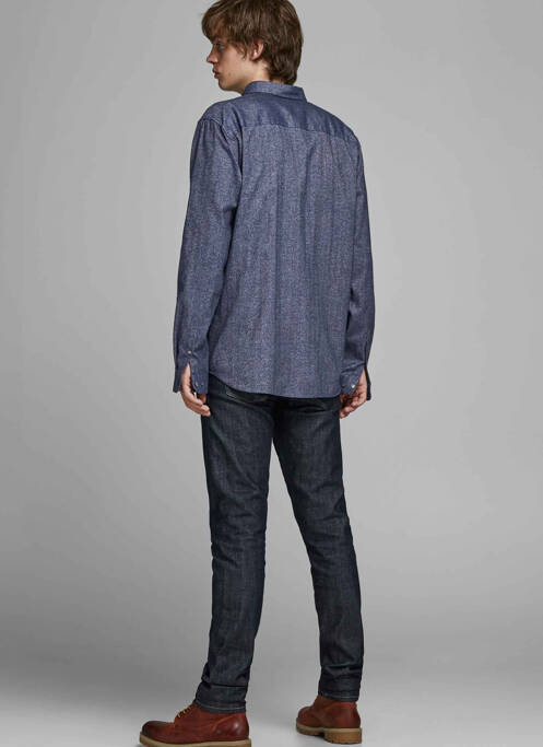 Chemise manches longues bleu JACK & JONES homme