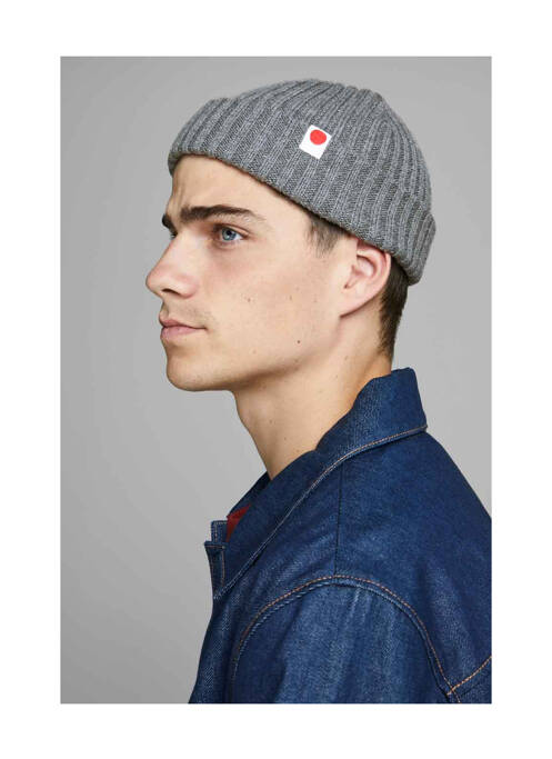 Bonnet gris JACK & JONES homme