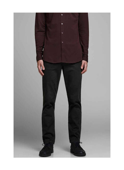 Pantalon chino noir JACK & JONES pour homme