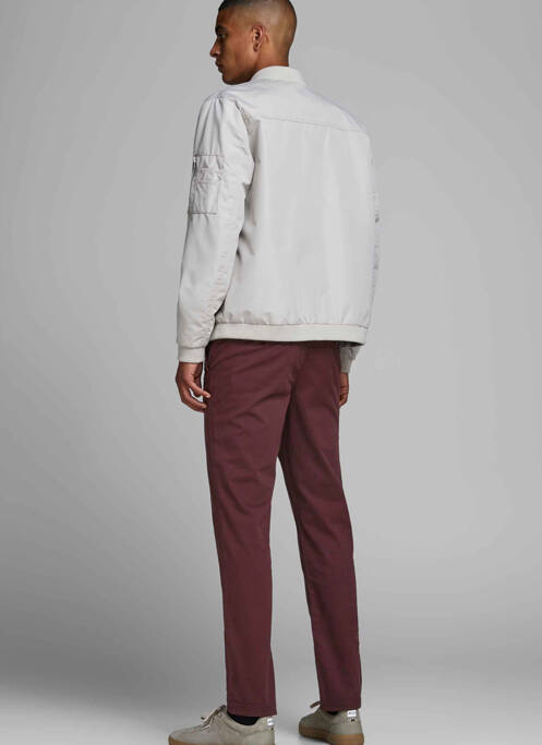 Pantalon chino rouge JACK & JONES homme