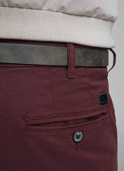 Pantalon chino rouge JACK & JONES homme