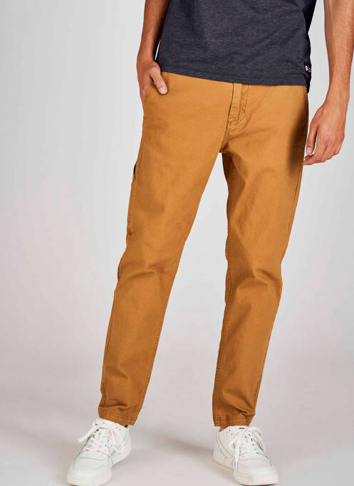 Pantalon chino beige JACK & JONES pour homme