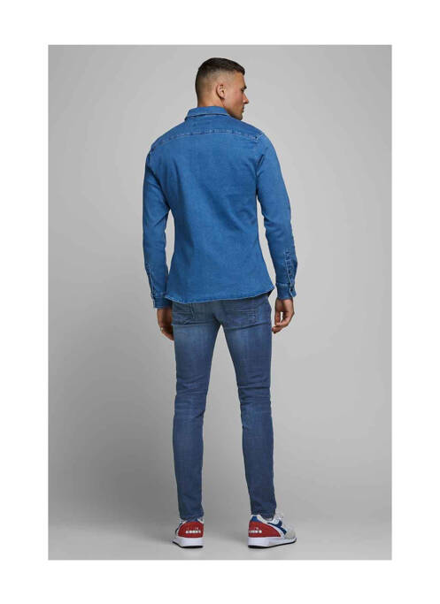 Jeans coupe slim bleu JACK & JONES pour homme