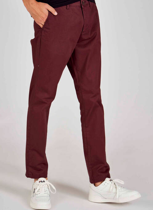 Pantalon chino marron JACK & JONES pour homme