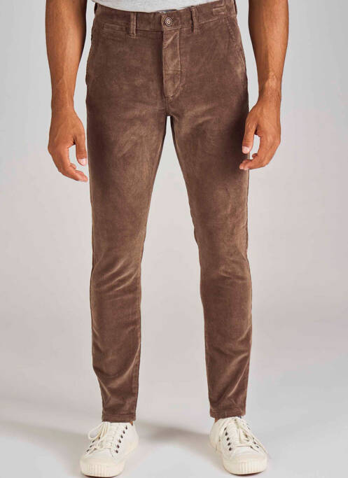 Pantalon chino beige JACK & JONES pour homme