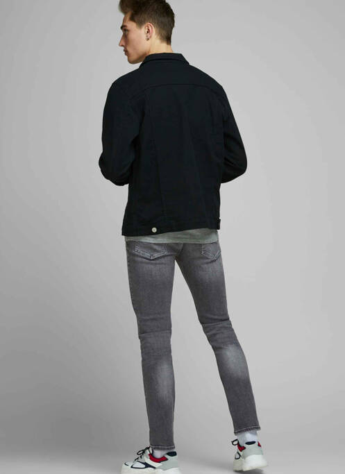 Jeans coupe slim gris JACK & JONES pour homme