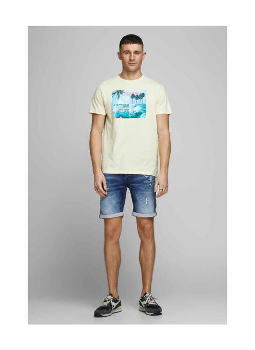 Short bleu JACK & JONES pour homme