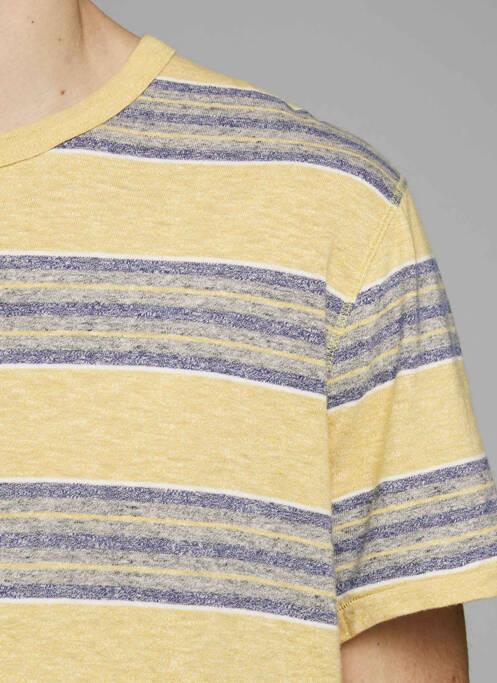 T-shirt jaune JACK & JONES homme