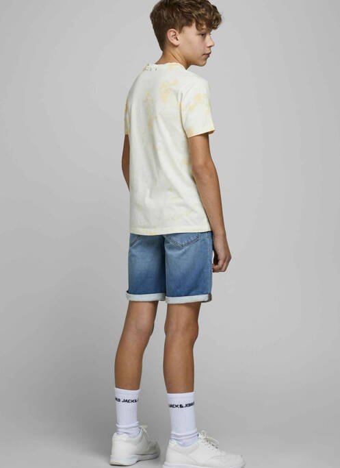 Short bleu JACK & JONES pour garçon
