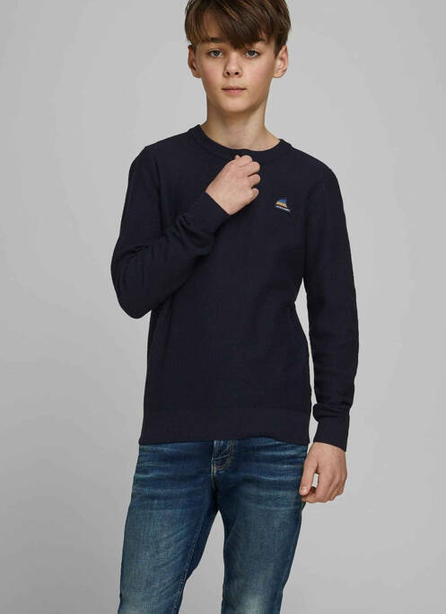Pull bleu JACK & JONES pour garçon