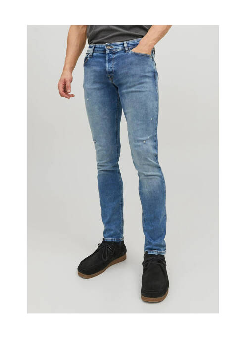 Jeans coupe slim bleu JACK & JONES pour homme