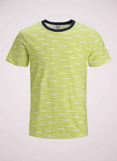 T-shirt jaune JACK & JONES pour garçon