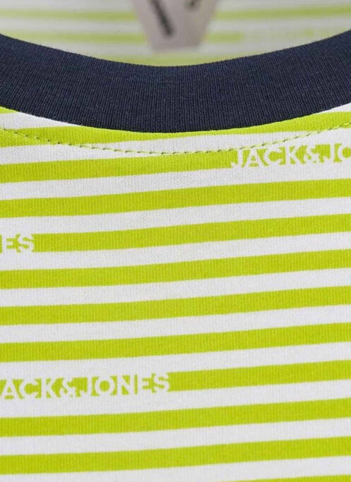 T-shirt jaune JACK & JONES pour garçon