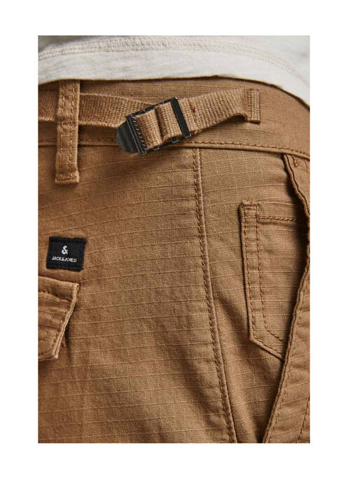 Pantalon cargo marron JACK & JONES pour homme