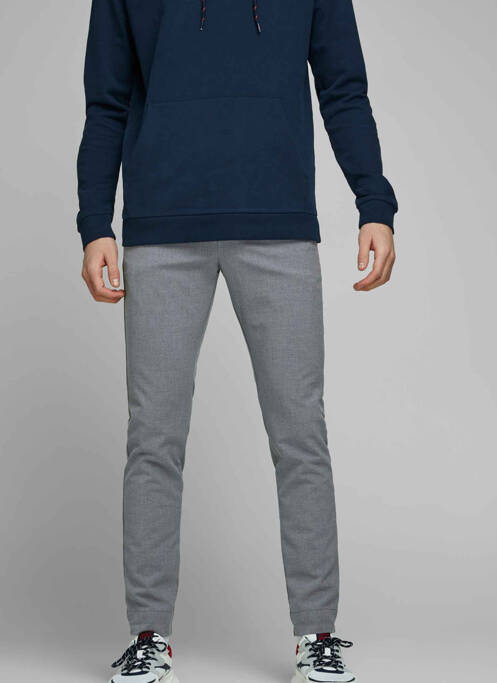 Pantalon chino gris JACK & JONES pour homme
