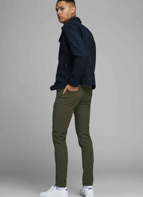 Pantalon slim vert JACK & JONES pour homme