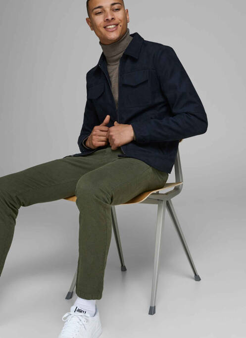 Pantalon slim vert JACK & JONES pour homme