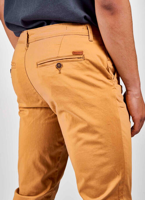 Pantalon chino marron JACK & JONES pour homme